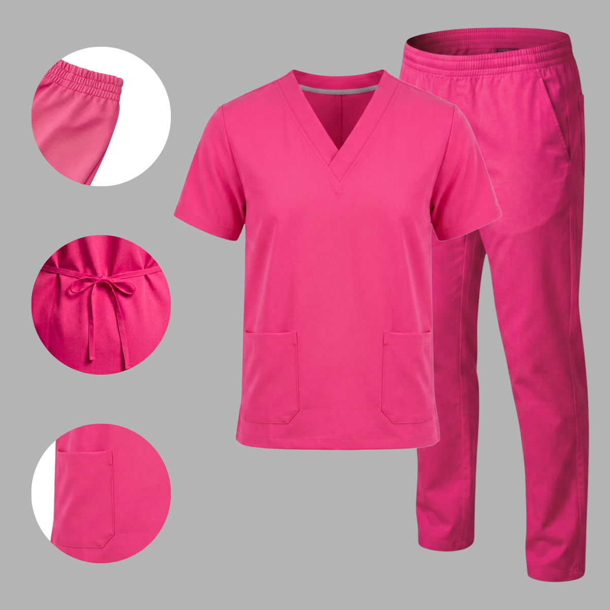 Scrub Pijama Cirúrgico Feminino Pink