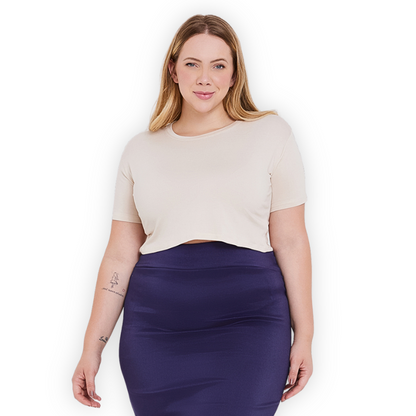 Cropped Larguinho Plus Size