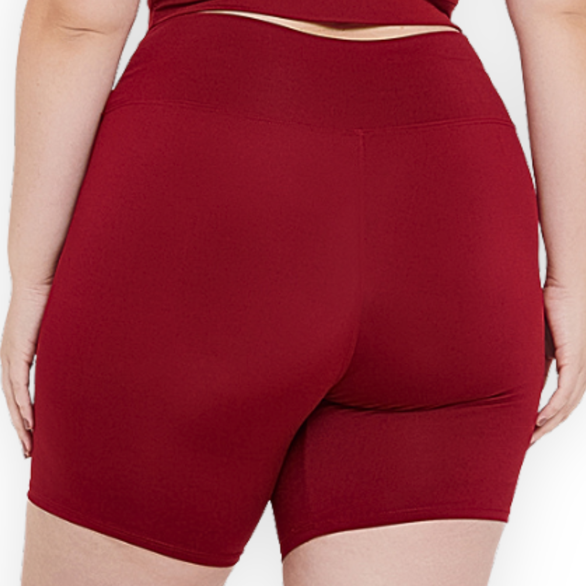 Shorts Legging Academia Plus Size