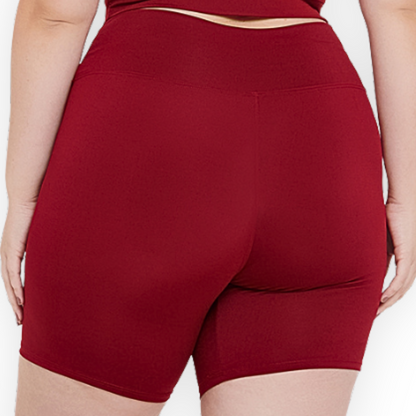 Shorts Legging Academia Plus Size