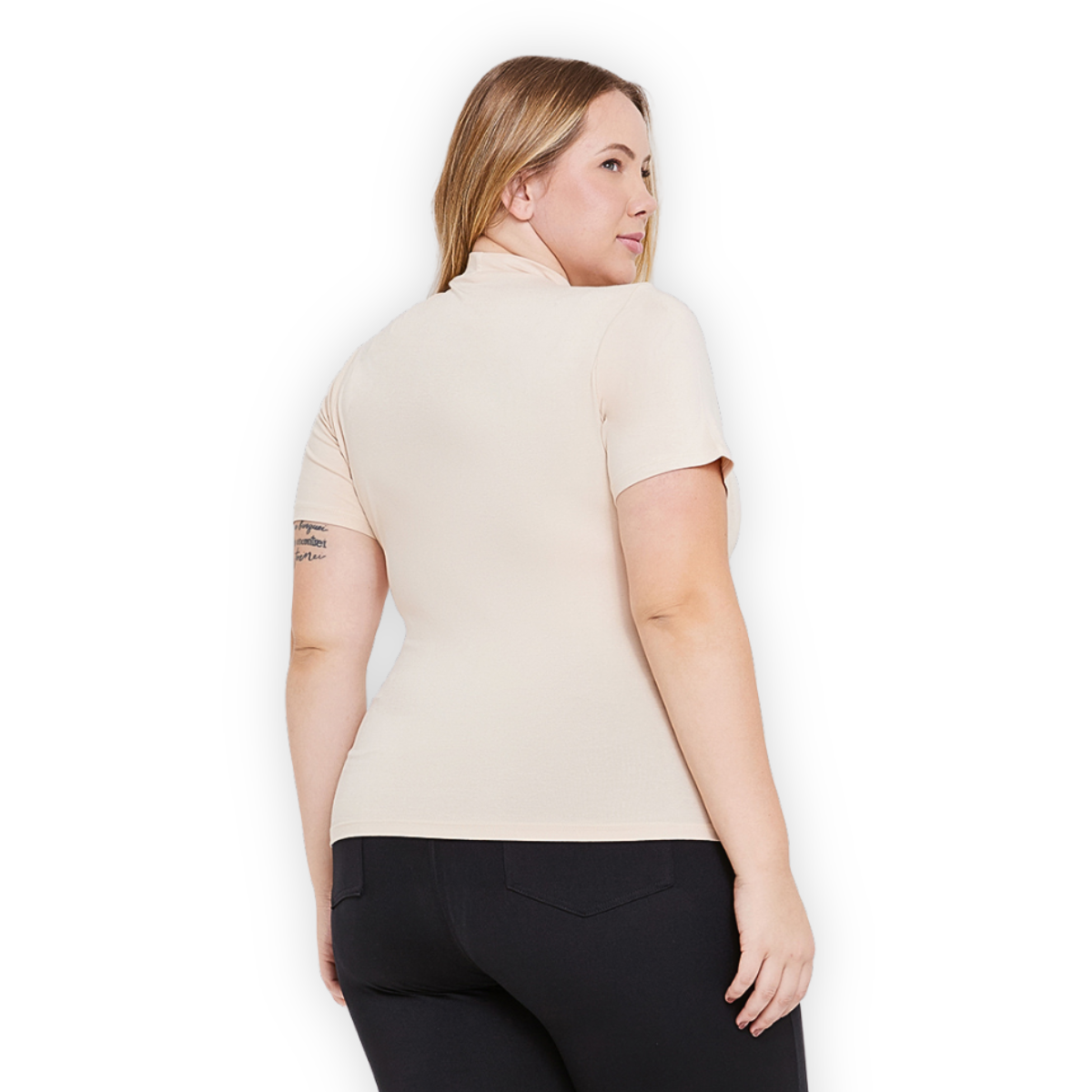 Blusa Gola Alta Plus Size