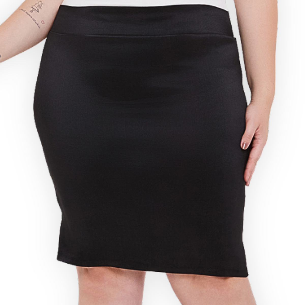 Saia Bengaline Mid Plus Size