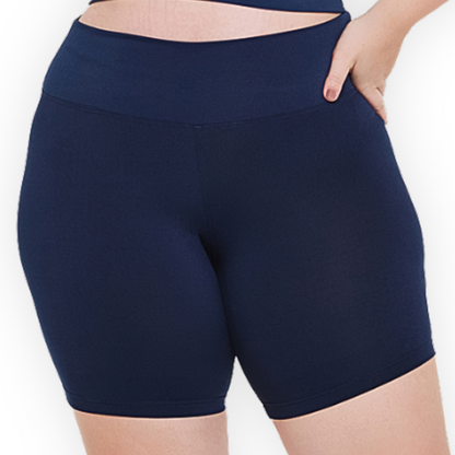 Shorts Legging Academia Plus Size