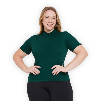 Blusa Gola Alta Plus Size