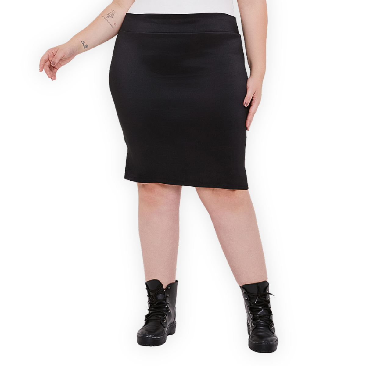 Saia Bengaline Mid Plus Size