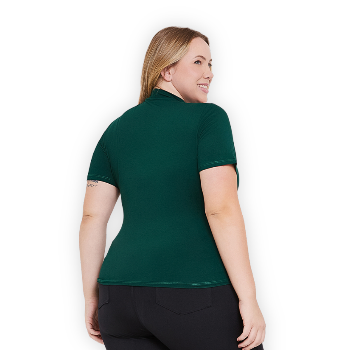 Blusa Gola Alta Plus Size