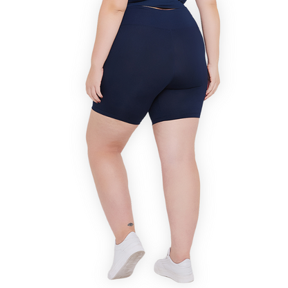 Shorts Legging Academia Plus Size