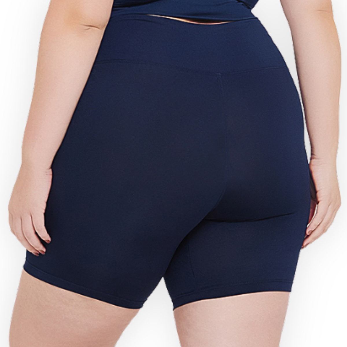 Shorts Legging Academia Plus Size