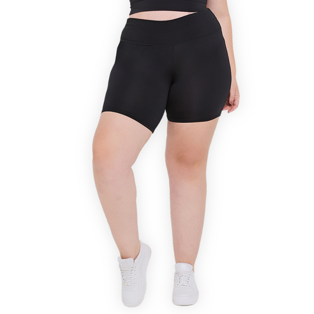 Shorts Legging Academia Plus Size