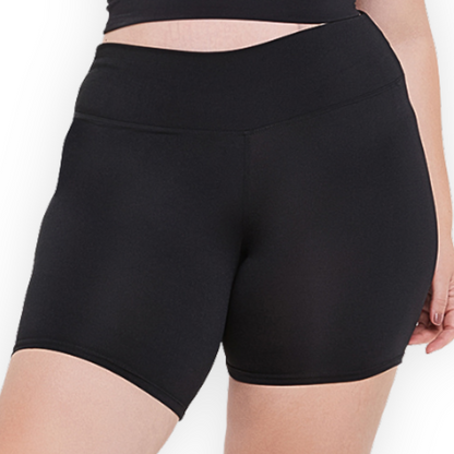 Shorts Legging Academia Plus Size