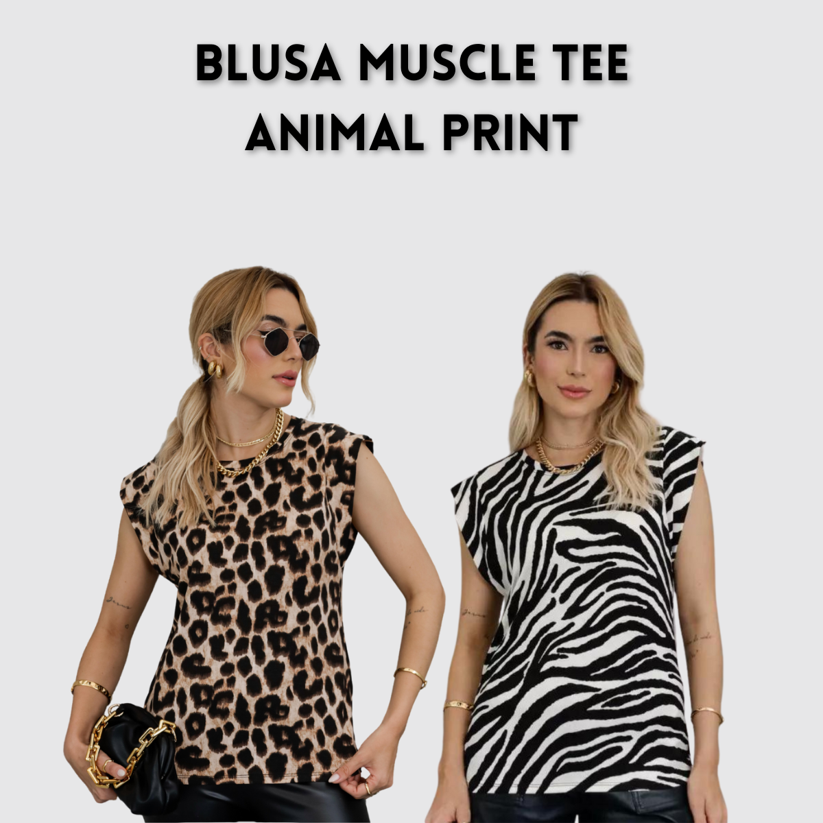 Blusa Muscle Tee Estampado