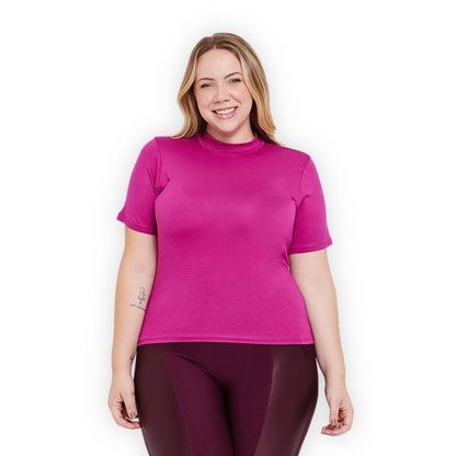 Blusa Gola Alta Plus Size