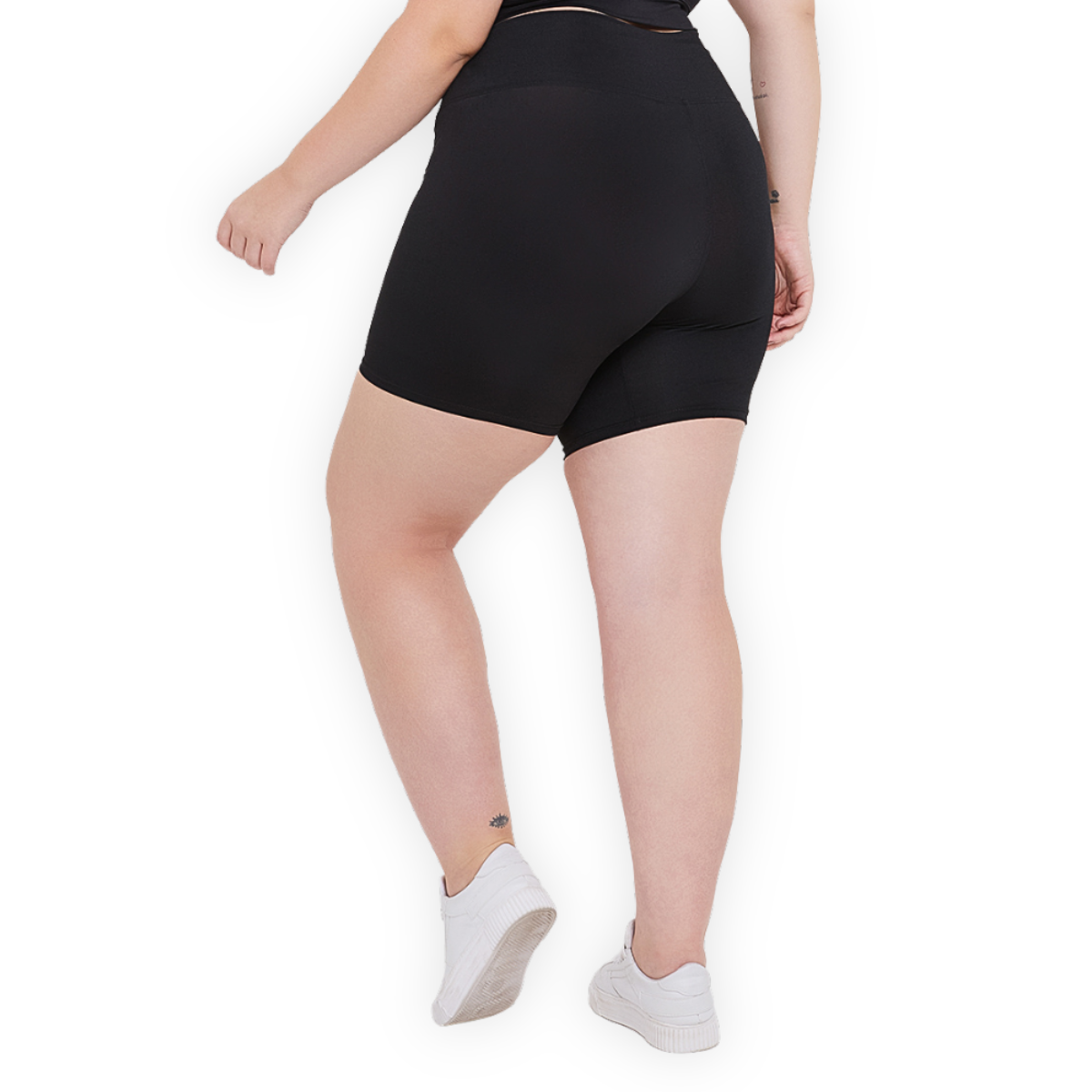 Shorts Legging Academia Plus Size