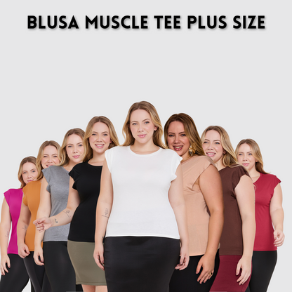 Blusa Muscle Tee Plus Size
