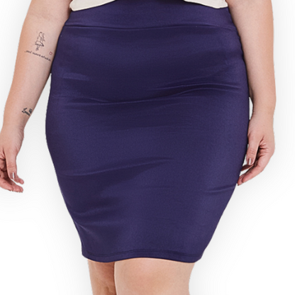 Saia Bengaline Mid Plus Size