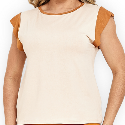 Blusa Muscle Tee Bicolor