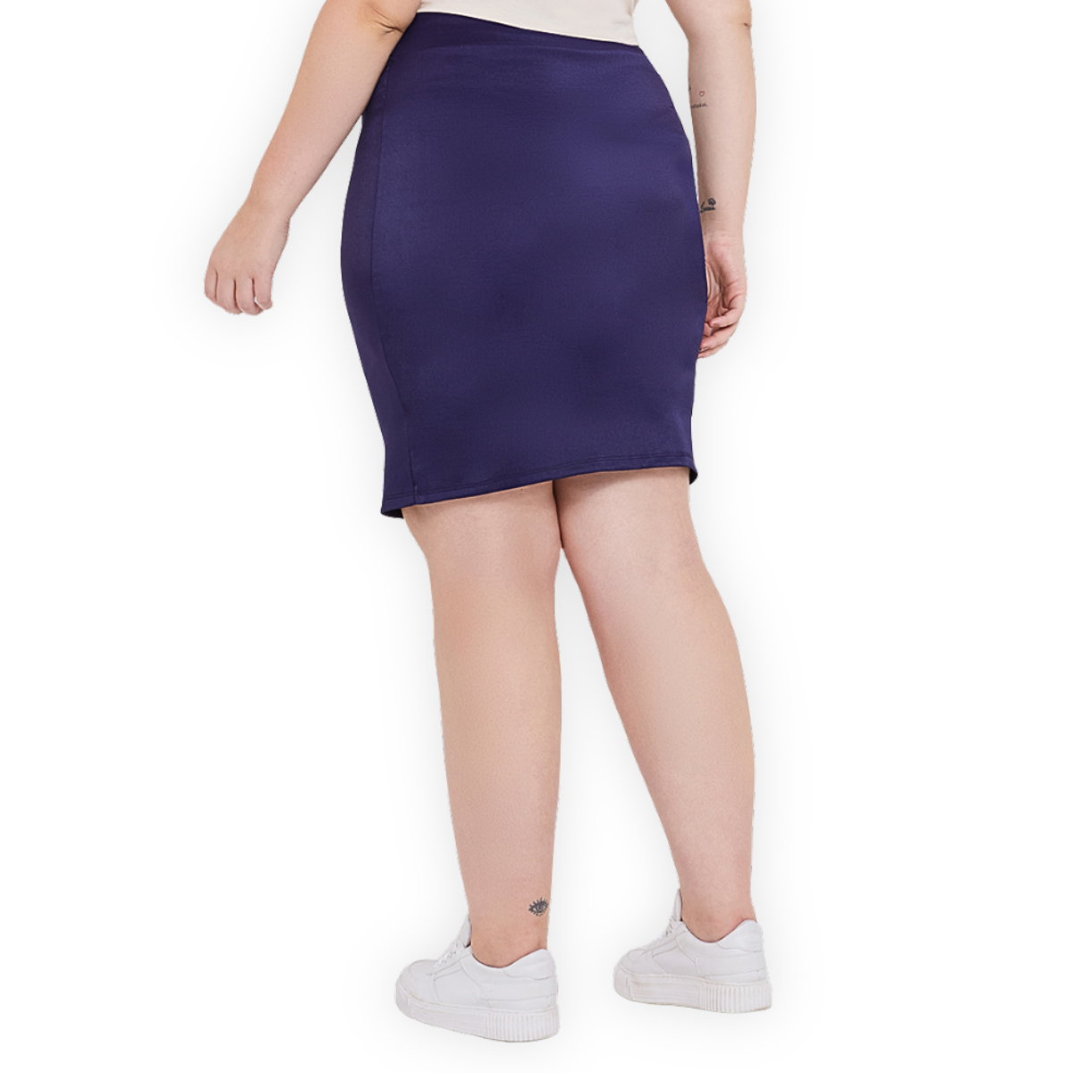 Saia Bengaline Mid Plus Size