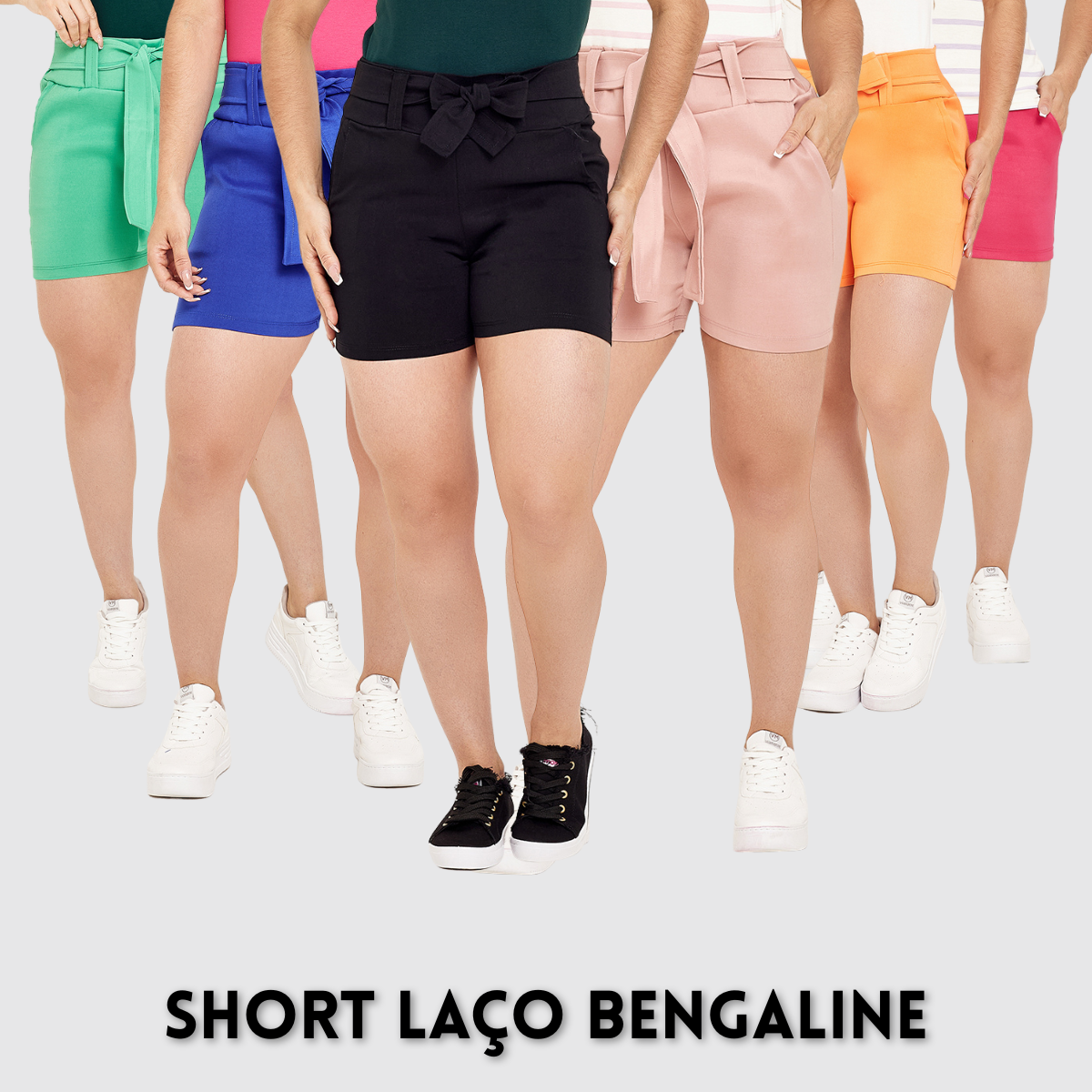Shorts Laço Bengaline