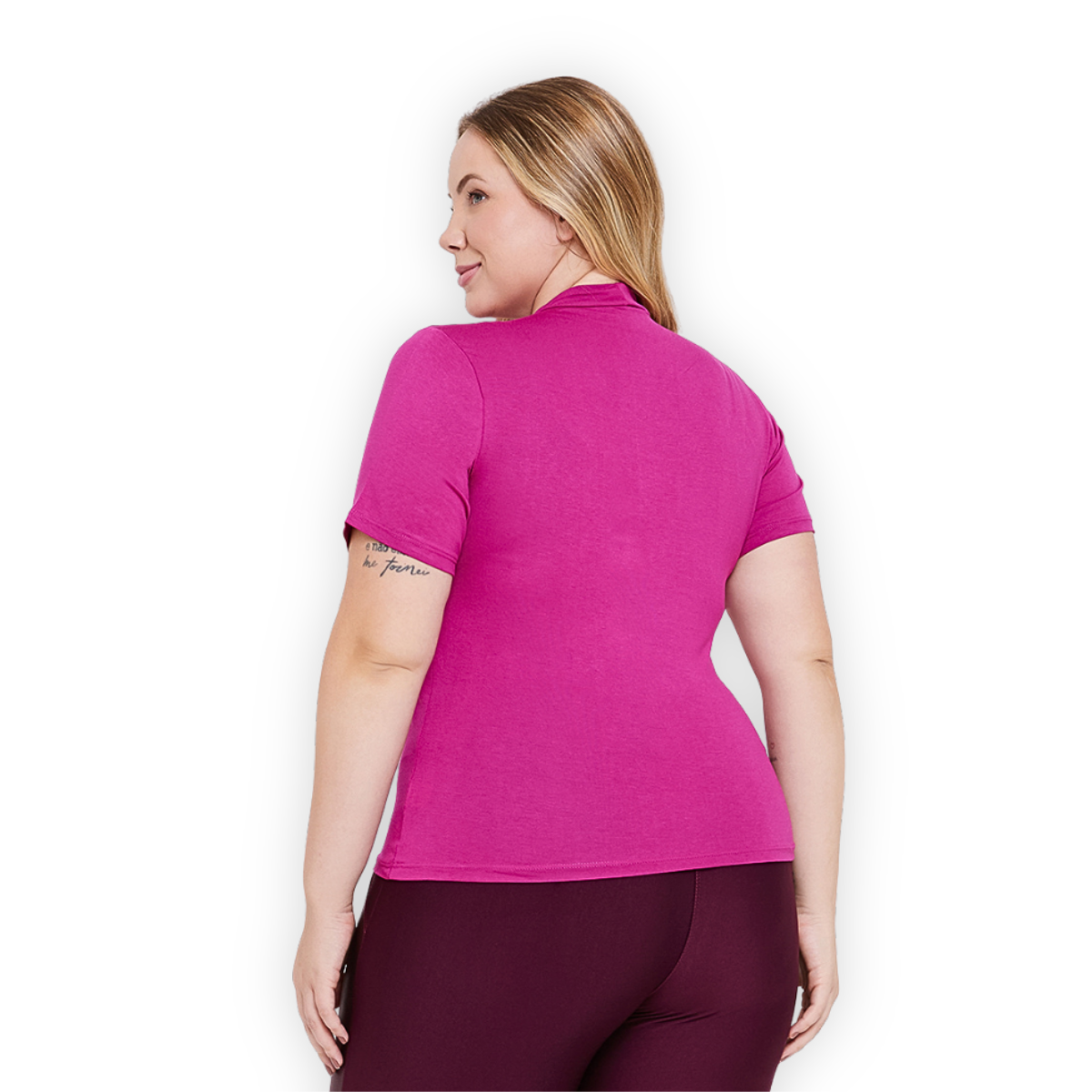 Blusa Gola Alta Plus Size