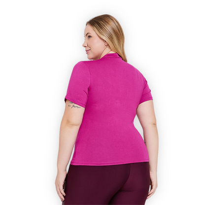 Blusa Gola Alta Plus Size