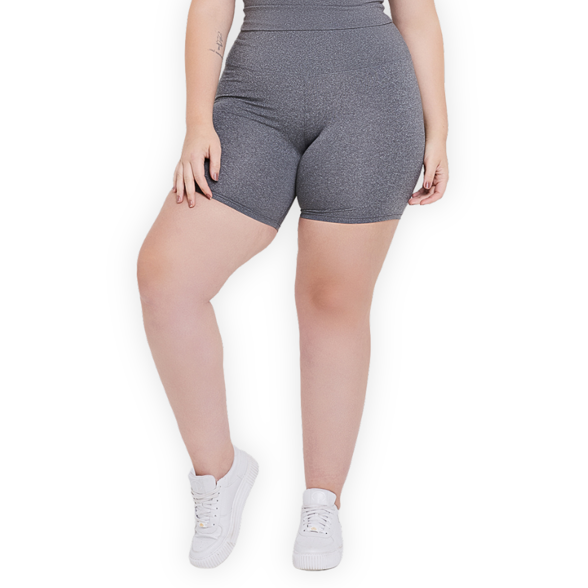 Shorts Legging Academia Plus Size