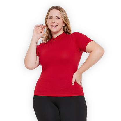 Blusa Gola Alta Plus Size