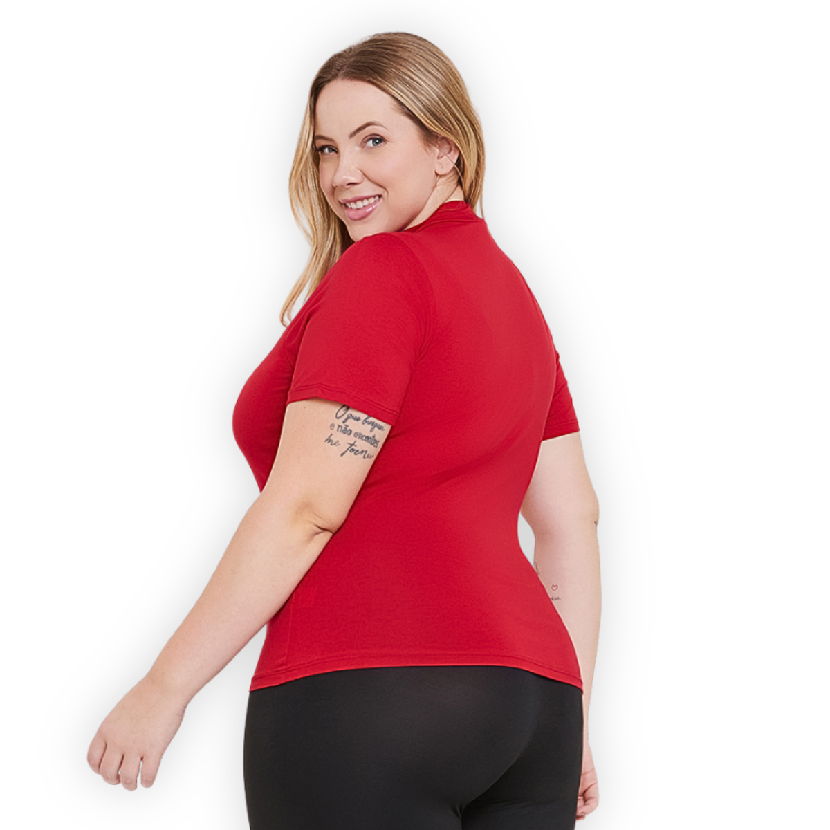 Blusa Gola Alta Plus Size