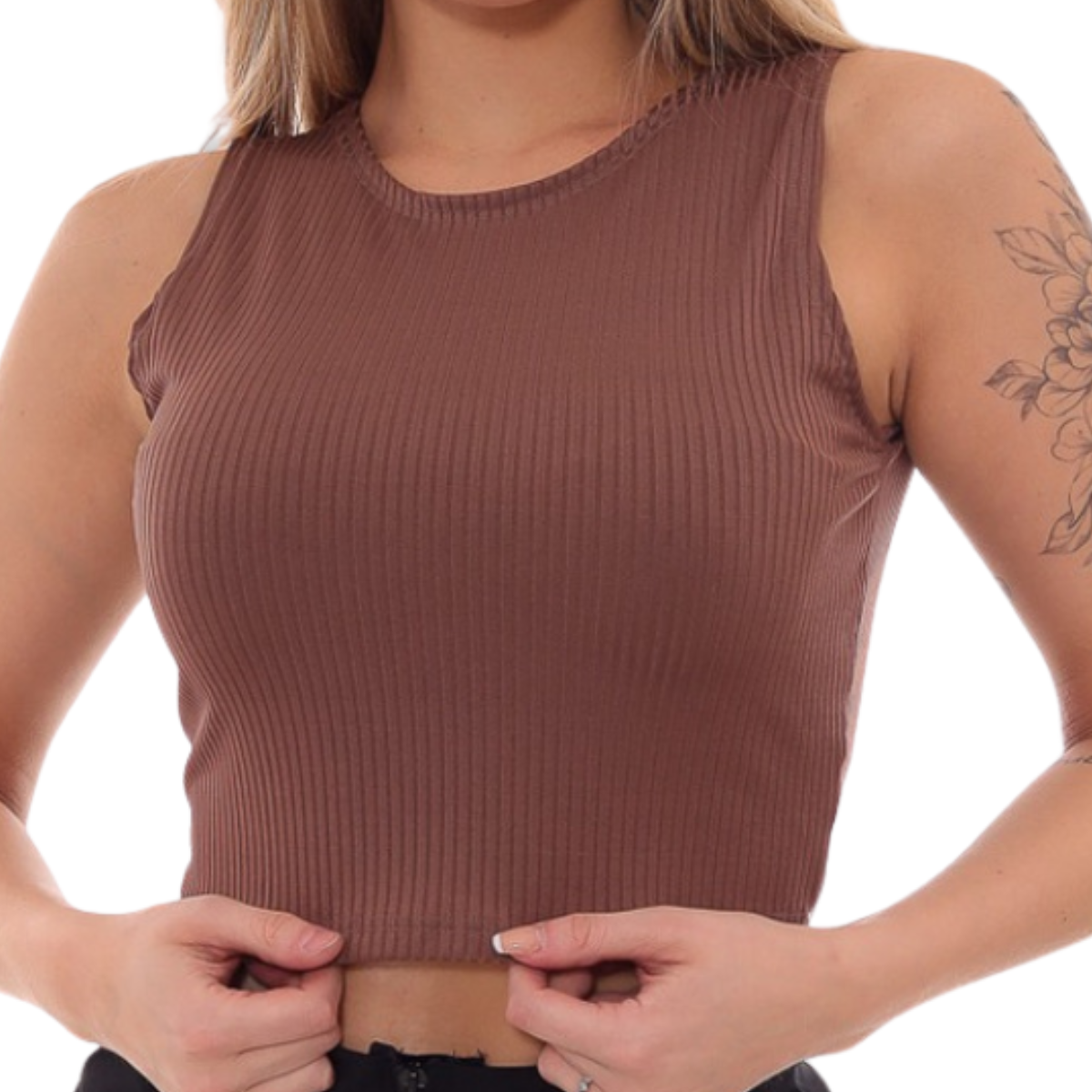 Cropped Regata Canelado