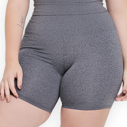 Shorts Legging Academia Plus Size