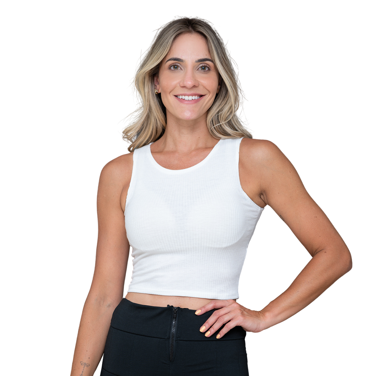 Cropped Regata Canelado