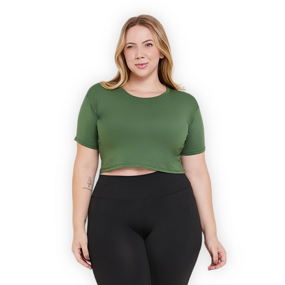 Cropped Larguinho Plus Size