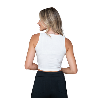 Cropped Regata Canelado