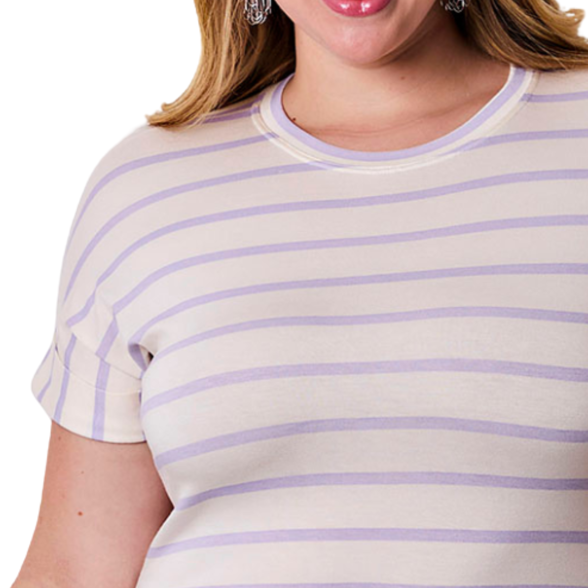Blusa Listrada Plus Size