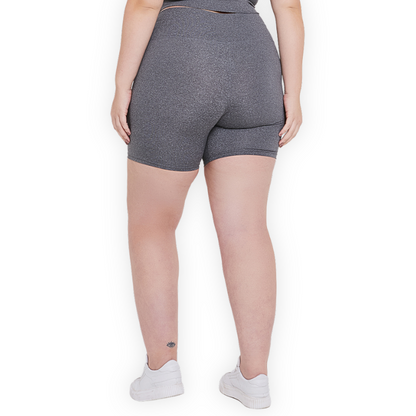 Shorts Legging Academia Plus Size