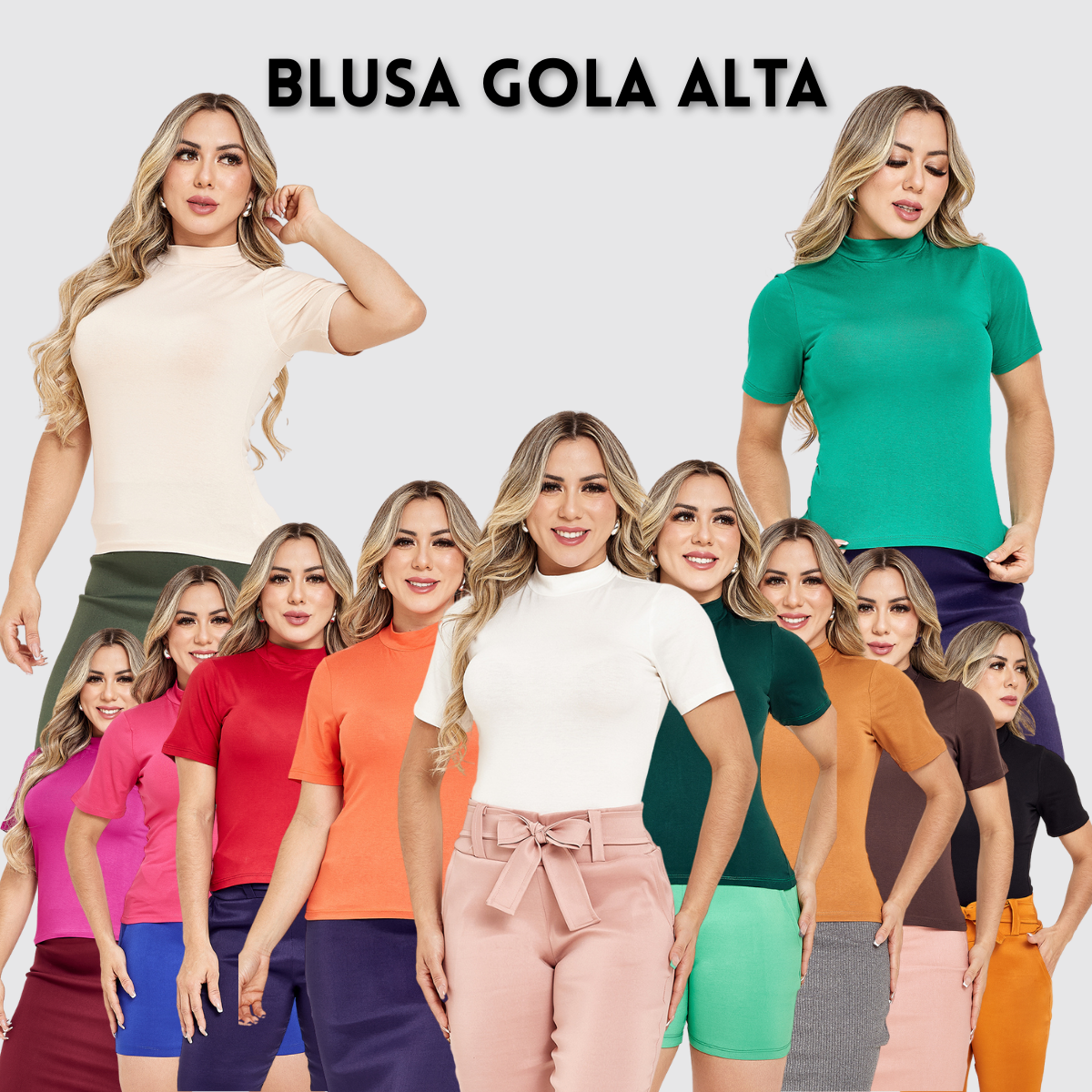 Blusa Gola Alta