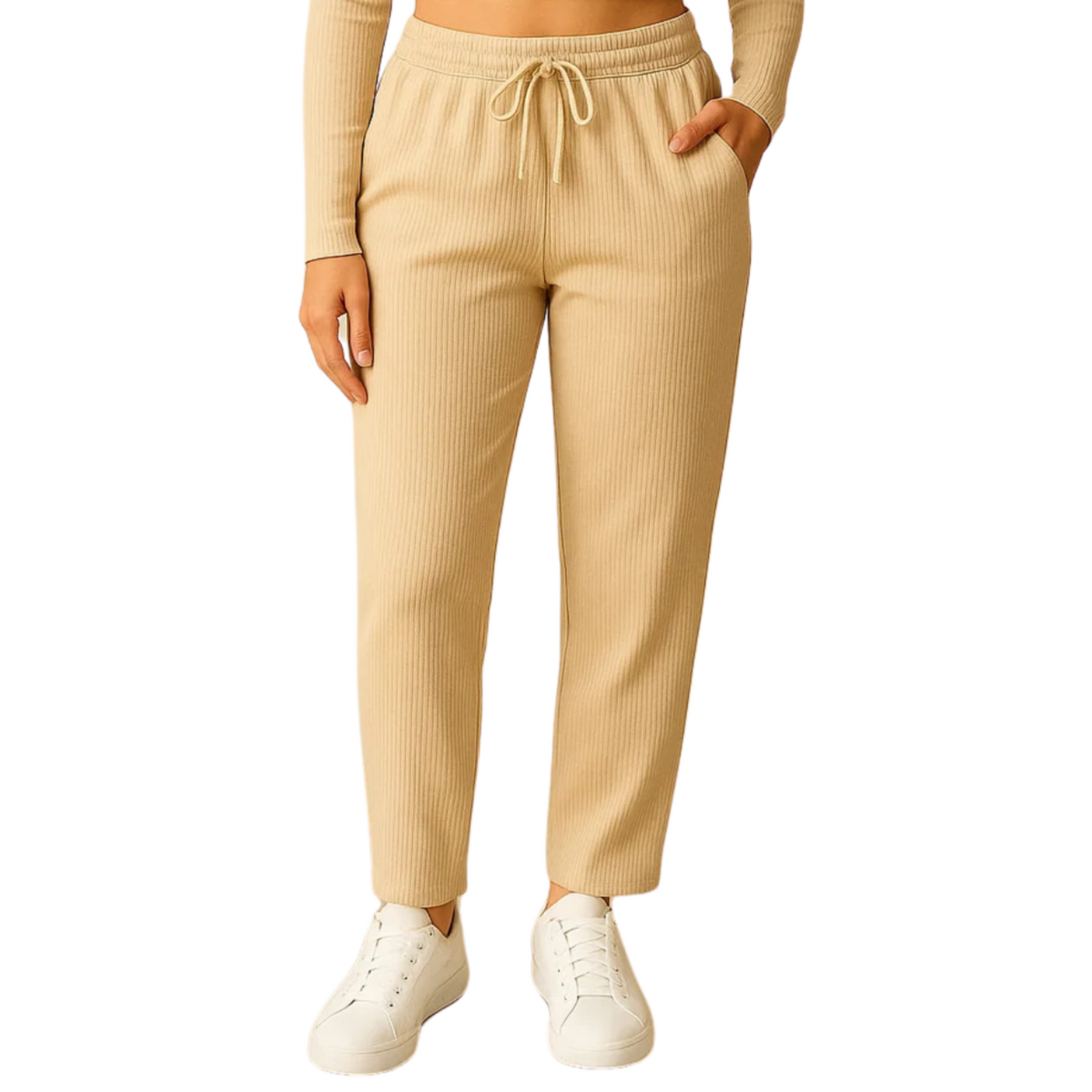 Calça Pantalona Canelada