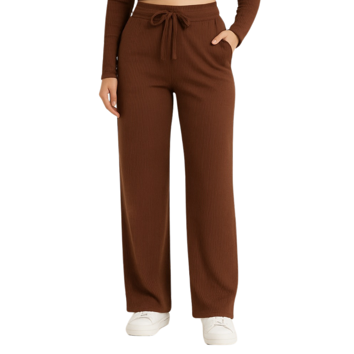 Calça Pantalona Canelada