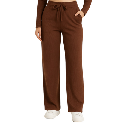 Calça Pantalona Canelada