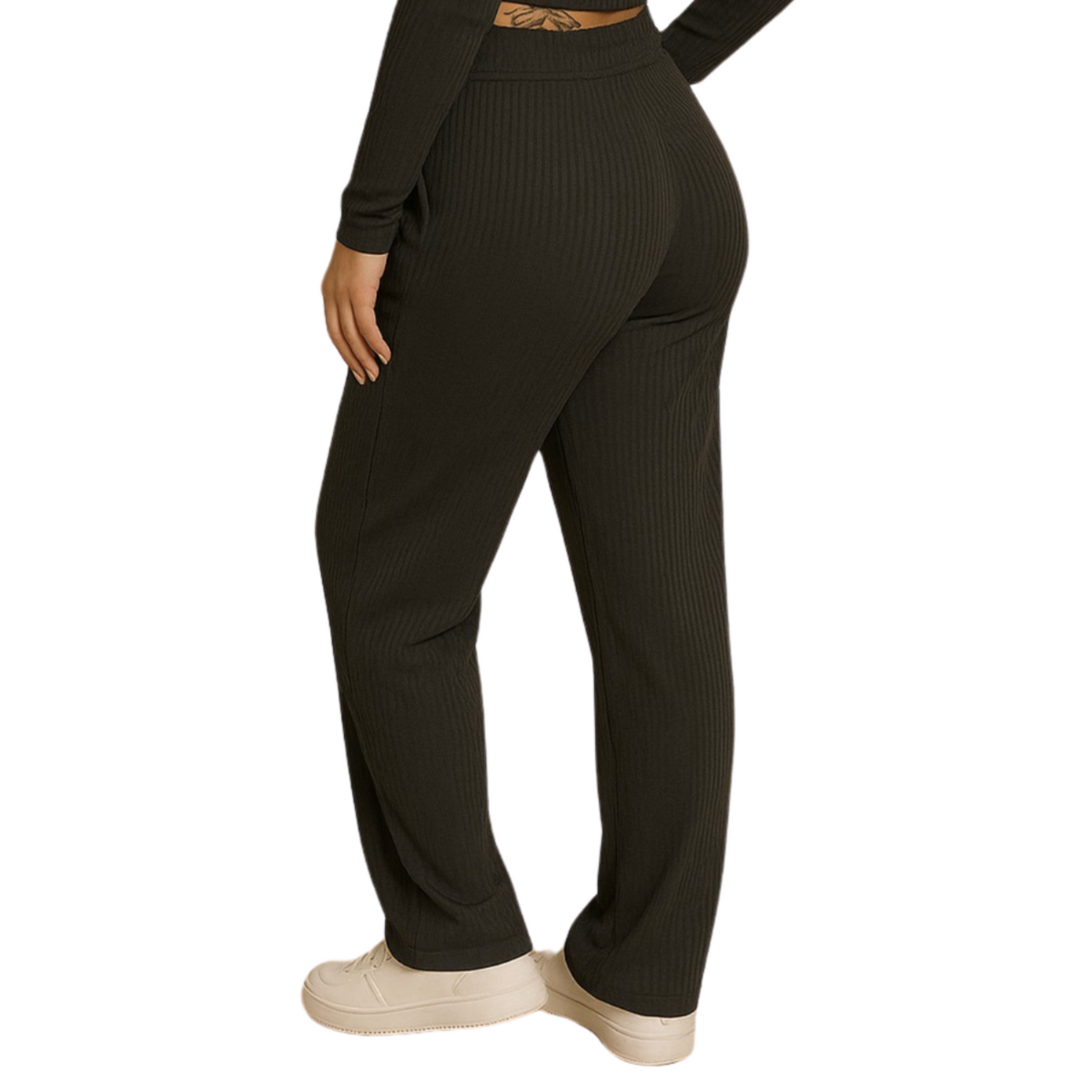 Calça Pantalona Canelada