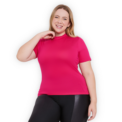 Blusa Gola Alta Plus Size