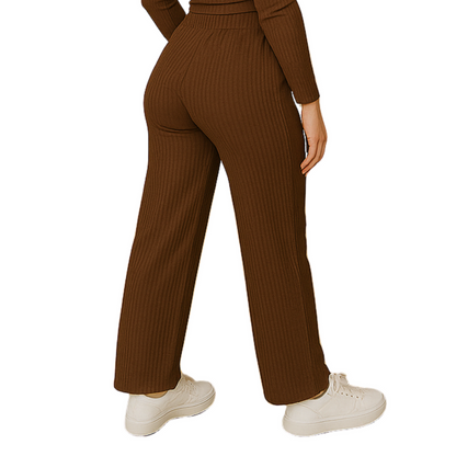 Calça Pantalona Canelada