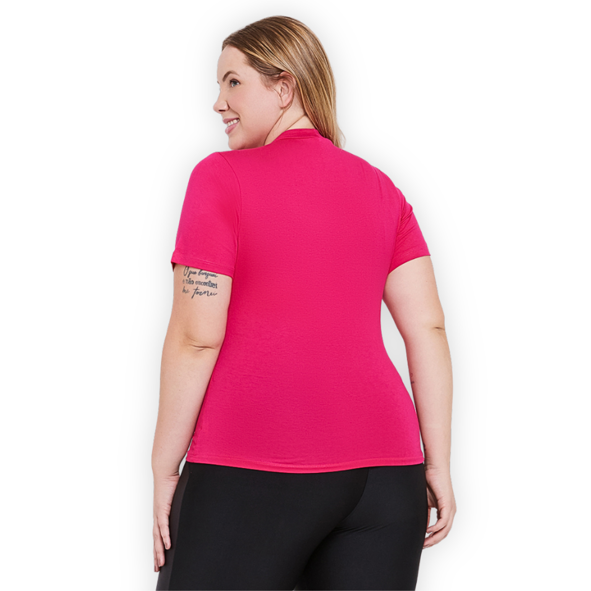 Blusa Gola Alta Plus Size
