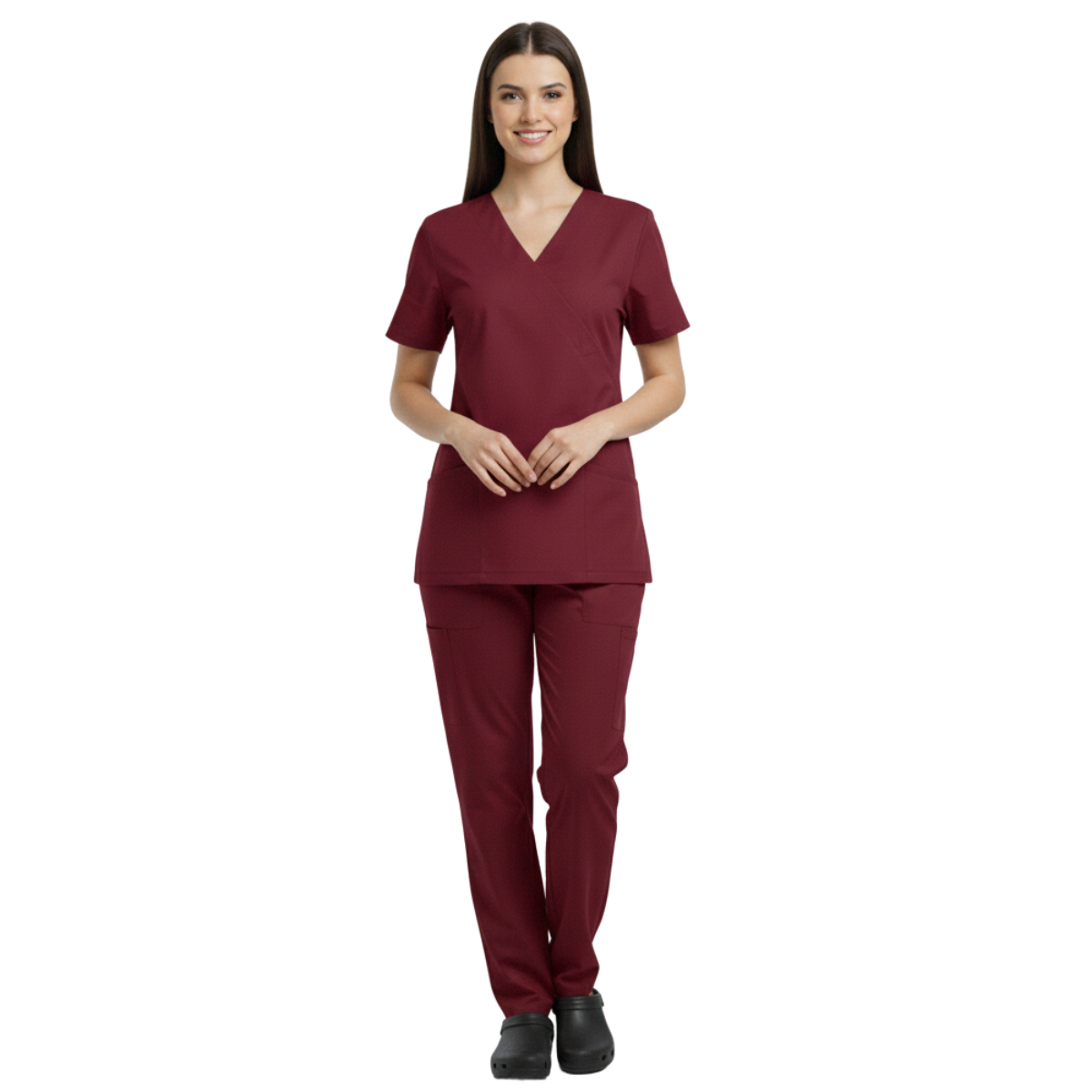Scrub Pijama Cirúrgico Feminino Bordô