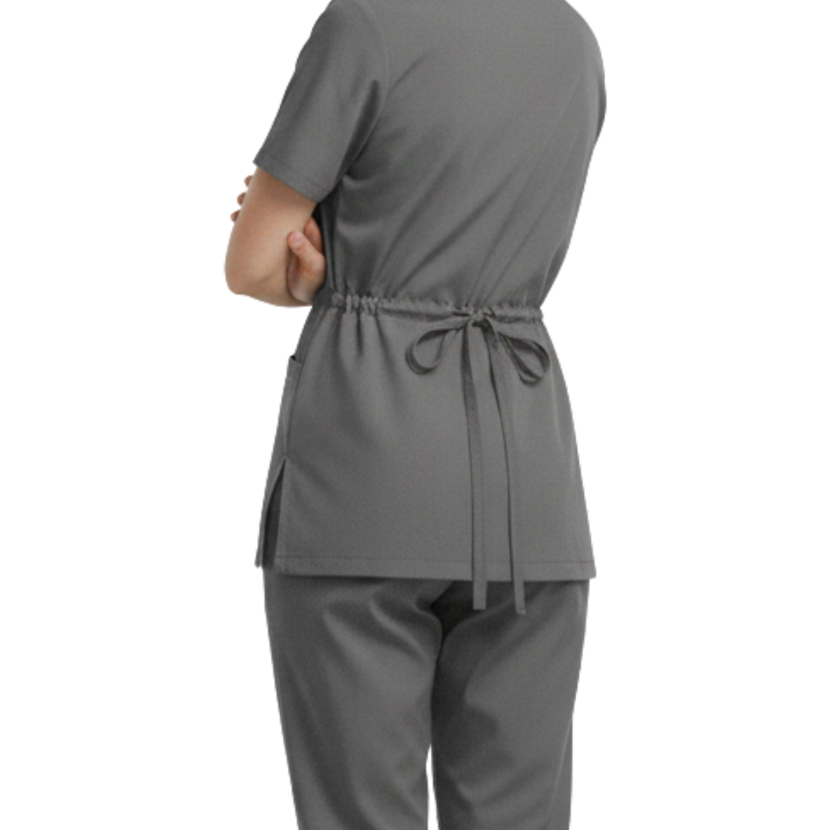 Scrub Pijama Cirúrgico Feminino Cinza