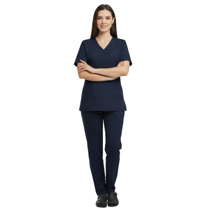 Scrub Pijama Cirúrgico Feminino Azul Marinho