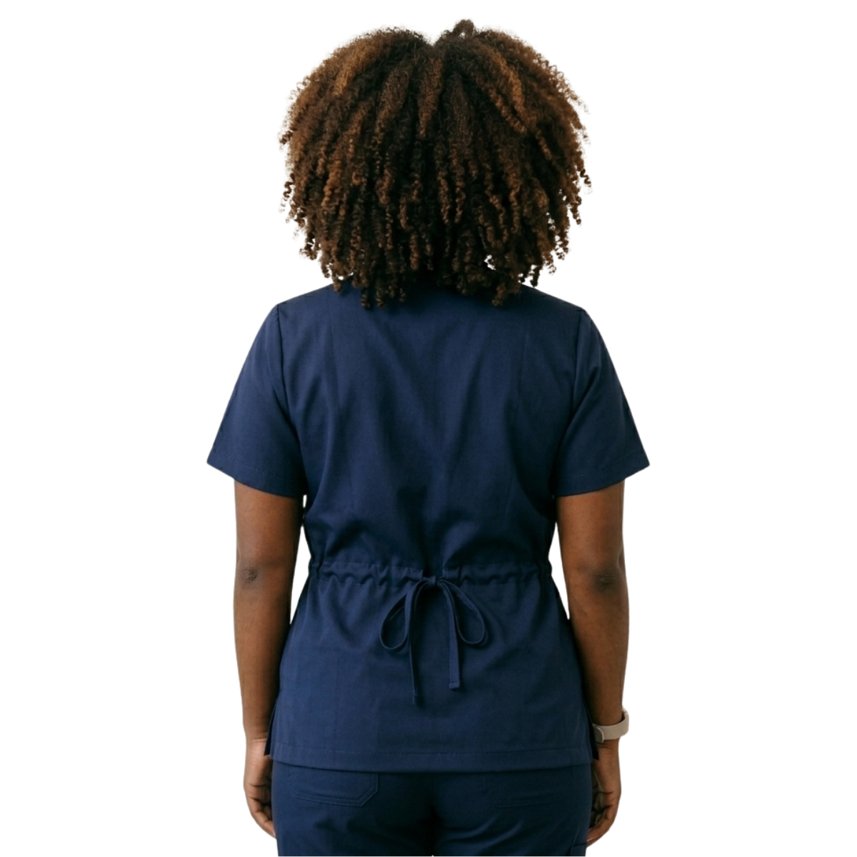 Blusa Scrub Pijama Cirúrgico Feminino Azul Marinho