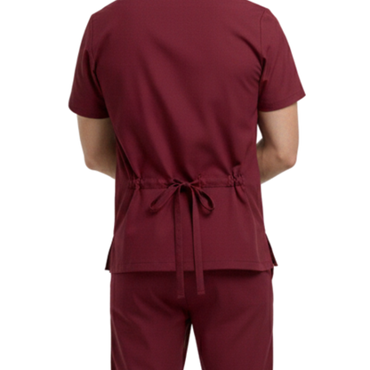Scrub Pijama Cirúrgico Masculino Bordô