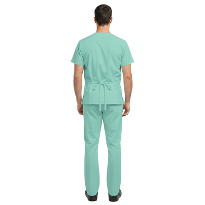 Scrub Pijama Cirúrgico Masculino Verde Água