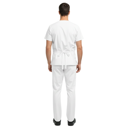 Scrub Pijama Cirúrgico Masculino Branco