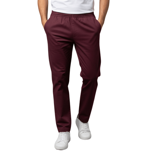 Calça Scrub Pijama Cirúrgico Masculino Vinho